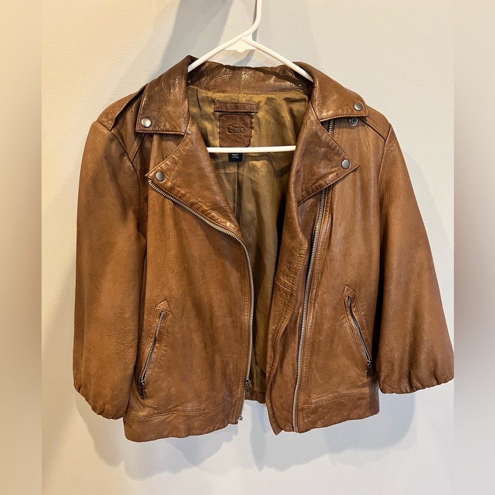 The GAP Brown Leather jacket
